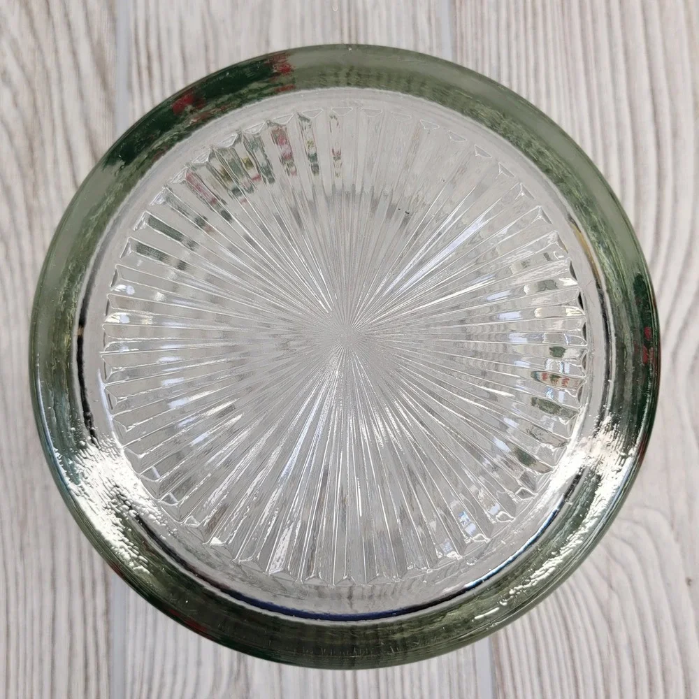 Indiana Glass Holly Berry Glass Bowl Punch Candy Serving Dish Christmas Holiday